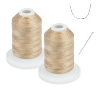 Résistant aux UV - Simthread 100% polyester - Fil lié Tex 69 (12 wt) - 227,4 m x 2 bobines NP-Buff