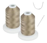 Résistant aux UV - Simthread 100% polyester - Fil lié Tex 69 (12 wt) - 227,7 m x 2 bobines NP-Steel
