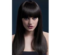 Résistant Chaleur Perruque Lavable Styleable Femmes Déguisement Alexia Marron