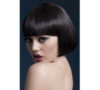 Résistant Chaleur Perruque Lavable Styleable Femmes Déguisement Mia Bob Marron