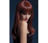 Résistant Chaleur Perruque Lavable Styleable Femmes Déguisement Sienna Auburn