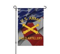 Résistant Drapeaux De Vacances 30X45Cm Vétéran De L'Artillerie De Campagne De L'Armée Américaine Drapeaux De Cour Décoratif Welcome Drapeau De Jardin Pour Extérieur, Jardin, Cour