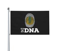 Resistant Exterieur Pirate Drapeaux 90X150Cm Emblème Du Kazakhstan Latin C'Est Dans Mon Adn Drapeau De Jardin Polyester Drapeau Personnalisé Pour Festival, Décoration D'Intérieur, Jardin
