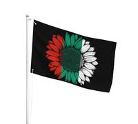 Resistant Exterieur Pirate Drapeaux Tournesol Bulgare Vintage Drapeau Personnalisé Parfait Drapeaux Bannières Pour Décoration D'Halloween, Terrasse, Festival, 3X5 Ft