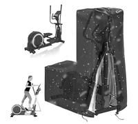 Résistant Housse de Vélo Elliptique,Imperméable Housse de Protection pour Vélos Elliptique D'appartement, Baches de Couverture Crosstraine Machine pour Intérieur et Extérieur(Size:420D：181*74*165cm,Co