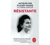 Résistante Jacqueline Fleury-Marié (Auteur), Jérôme Cordelier (Auteur)