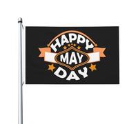 Résistants Aux Intempéries Drapeaux 90X150Cm Joyeux 1Er Mai Pirate Drapeaux Diversité Drapeau Personnalisé Pour Décoration D'Intérieur, Terrasse, Cadeau De Noë