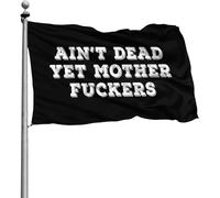 Résistants Aux Intempéries Drapeaux Décoratifs Bannière Ils Ne Sont Pas Encore Morts, Fils De Pute 90X150Cm Drapeaux De Pirate Pour Fête Manif Intérieur
