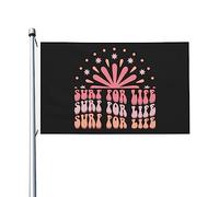 Résistants Aux Intempéries Pirate Drapeaux 90X150Cm Surfer Pour La Vie Drapeau De Jardin Couleurs Vives Drapeau Personnalisé Pour Cadeau De Noë, Décoration D'Halloween, Terrasse