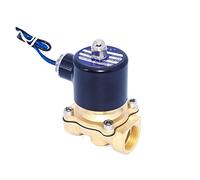Résiste à des pressions et des températures extrêmes normalement fermées, électrovanne 3/4, eau 12v, joint NBR, eau électrique