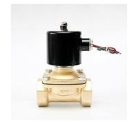 Résiste aux hautes pressions et températures extrêmes 1/2" 3/4" 1" 1-1/4" 1-1/2" 2" Électrovanne en laiton d'air normalement fermée 24V 12V 220V 110V(12vdc,DN25)