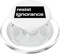 Résister à la Protestation de l'ignorance - Connaissance du Bruit PopSockets PopGrip pour MagSafe