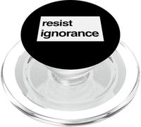 Résister à la Protestation de l'ignorance - Connaissance du Bruit PopSockets PopGrip pour MagSafe