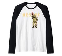 Résister à ours défendre protection empêcher le fascisme Manche Raglan