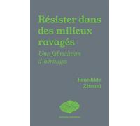 Résister dans des milieux ravagés Une fabrication d'héritages - Benedikte Zitouni - Meteores - broché - Essai