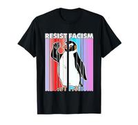 Résister Facism Manchot Equality Protest T-Shirt