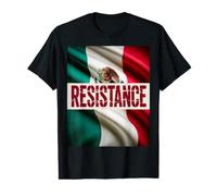 Résister Mexico Gen Z Protestation Contre la Corruption Drapeau Mexicain T-Shirt Graphique avec Valeur