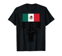 Résister Mexico Gen Z Protestation Contre la Corruption Drapeau Mexicain T-Shirt Graphique avec Valeur