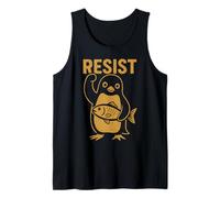 Résistez à la protestation anti-Trump des pingouins rebelles contre les tarifs élevés Débardeur