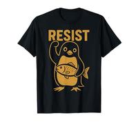Résistez à la protestation anti-Trump des pingouins rebelles contre les tarifs élevés T-Shirt