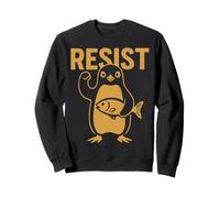 Résistez à la protestation des pingouins rebelles contre la résistance des tarifs douaniers Sweatshirt