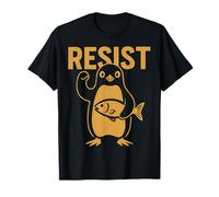 Résistez à la protestation des pingouins rebelles contre la résistance des tarifs douaniers T-Shirt