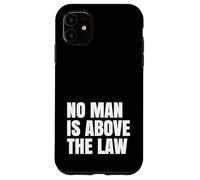 Résistez : Aucun Homme n'est au-Dessus des lois : Justice et démocratie américaines Coque pour iPhone 11