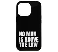 Résistez : Aucun Homme n'est au-Dessus des lois : Justice et démocratie américaines Coque pour iPhone 13 Pro
