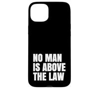 Résistez : Aucun Homme n'est au-Dessus des lois : Justice et démocratie américaines Coque pour iPhone 15 Plus