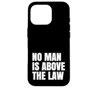 Résistez : Aucun Homme n'est au-Dessus des lois : Justice et démocratie américaines Coque pour iPhone 16 Pro