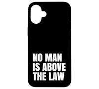 Résistez : Aucun Homme n'est au-Dessus des lois : Justice et démocratie américaines Coque pour iPhone 16 Plus