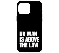 Résistez : Aucun Homme n'est au-Dessus des lois : Justice et démocratie américaines Coque pour iPhone 16 Pro Max