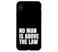 Résistez : Aucun Homme n'est au-Dessus des lois : Justice et démocratie américaines Coque pour iPhone XS Max