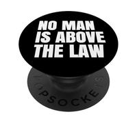 Résistez : Aucun Homme n'est au-Dessus des lois : Justice et démocratie américaines PopSockets PopGrip Adhésif