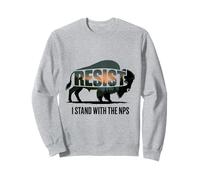 Résistez, je tiens avec le NPS National Park Support Buffalo Sweatshirt