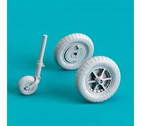 Reskit RS48-0349 - 1/48 Messerschmitt Bf-109F (G Early) Roues Type 1 (lestées)