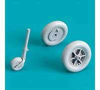 Reskit RS48-0350 - 1/48 Messerschmitt Bf-109F (G Early) Roues Type 2 (lestées)