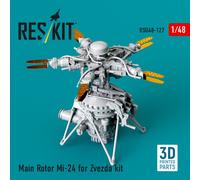 ResKit RSU48-0127 Hélice Principale Mi-24 1:48 pour Kit Zvezda (Imprimé 3D)
