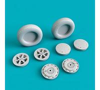 Reskit Wildcat RS32-0335 - Jeu de roues 1/32 F4F/FM-2 (lestées) Avion Type 2