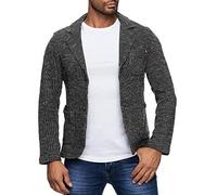 Reslad Veste blazer pour homme, style sportif, slim fit, pour les loisirs RS-1421, anthracite, XL