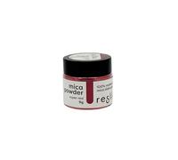 Reslin Poudre de Mica Super Rouge - 9g, Poudre Minérale Nacrée pour Effets Étincelants, Idéale pour la Décoration et l'Artisanat