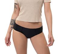 Reslip - Culotte Menstruel - Taille S - Couleur Noir - Culotte Menstruelle pour Flux Normal - Absorbe jusqu'à 50 ml - Lavable et Réutilisable - Discrète et Confortable - 1 Unité