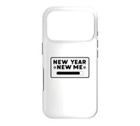 Résolution de la déclaration de Motivation du Nouvel an New Me Coque pour iPhone 17 Pro