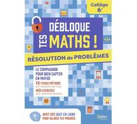 Résolution de problèmes 6e - Bertrand Cortial - Belin Éducation - broché - Scolaire / Universitaire