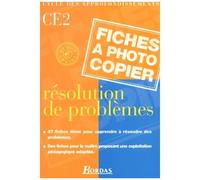 Résolution De Problèmes Ce2 Cycle Des Approfondissements - Fiches À Photocopier