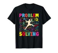 Résolution de problèmes mathématiques Grimpeur Escalade Bloc T-Shirt