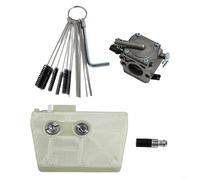 Résolvez vos problèmes de tronçonneuse avec notre kit complet de remplacement de carburateur adapté aux modèles 038