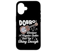 Resonator Dobro Guitare Acoustique Bluegrass Music Lover Coque pour iPhone 16