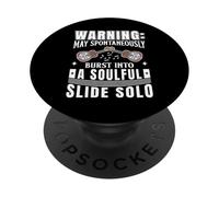 Resonator Dobro Slide Lecteur de Guitare Bluegrass Music Lover PopSockets PopGrip Adhésif