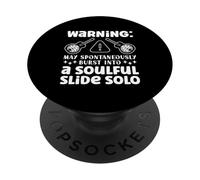 Resonator Dobro Slide Lecteur de Guitare Bluegrass Music Lover PopSockets PopGrip Adhésif